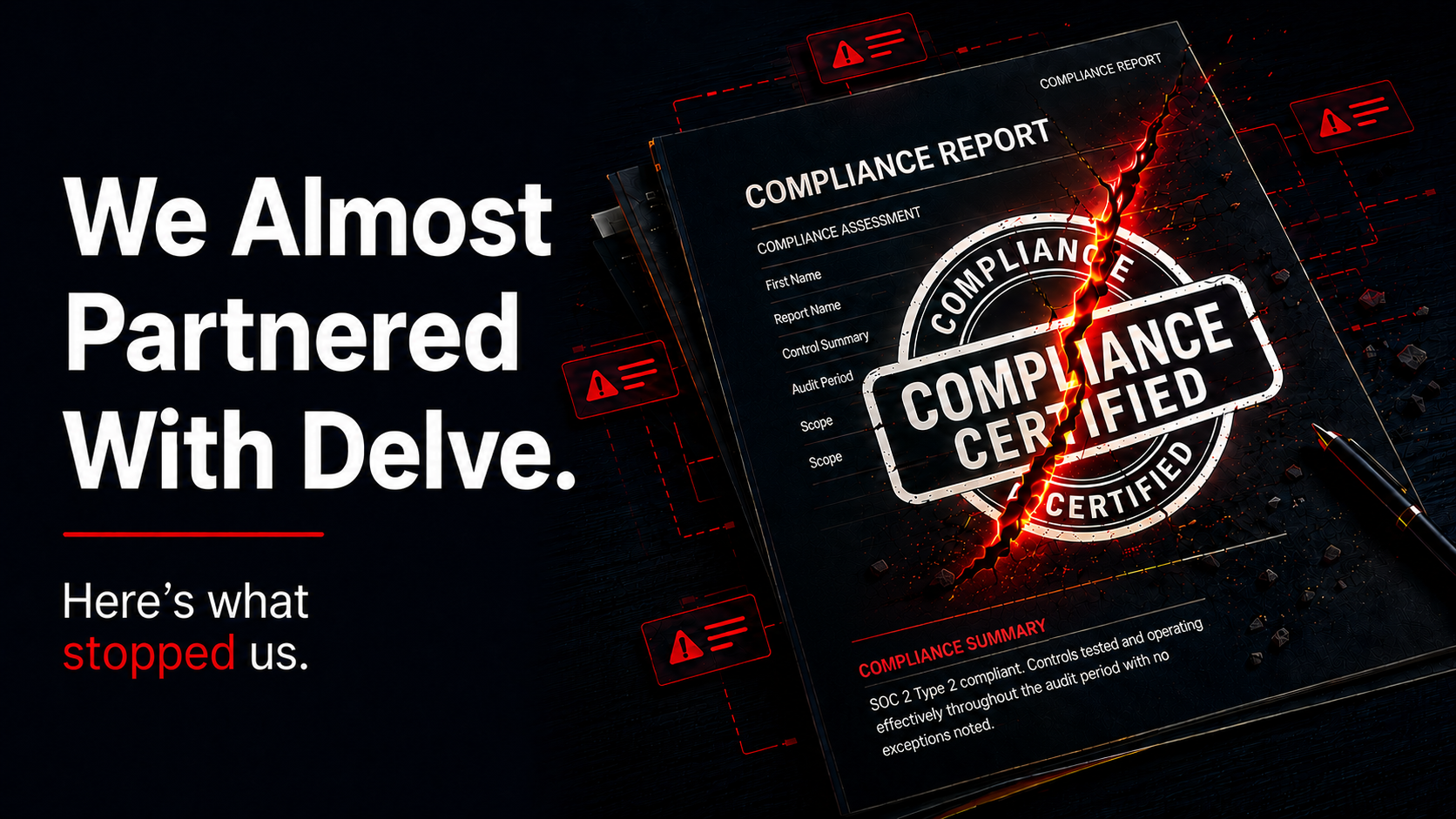 Delve compliance scandal