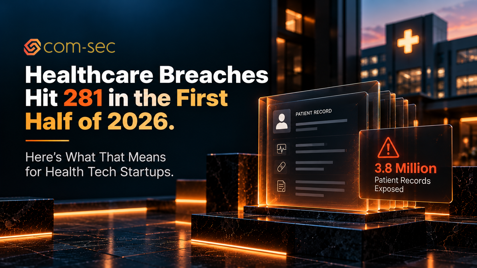 Healthcare Breaches Hit 281 in the First Half of 2026. Here's What That Means for Health Tech Startups.