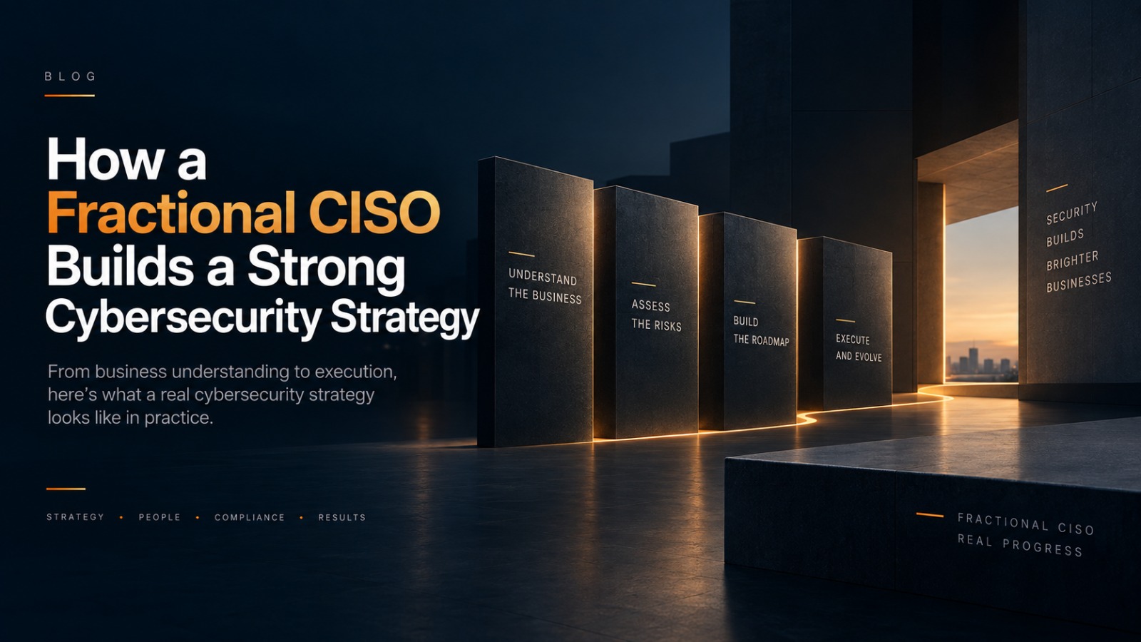 How a Fractional CISO Builds a Strong Cybersecurity Strategy