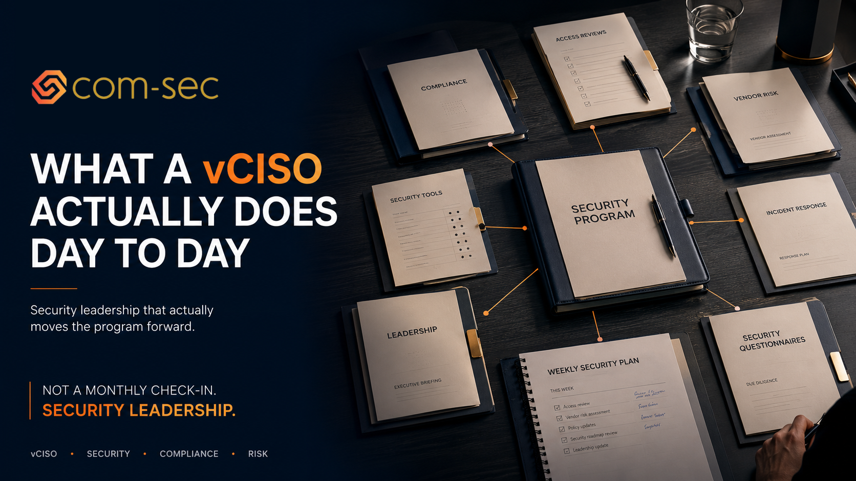 What a vCISO Actually Does Day to Day