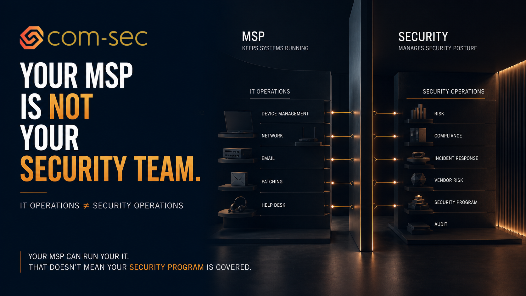 Your MSP Is Not Your Security Team